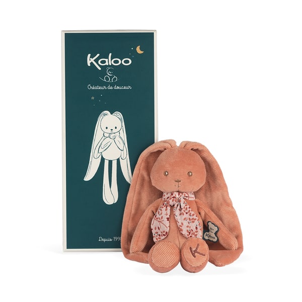 Doudou Lapinoo Pantin lapin terracotta 25 cm