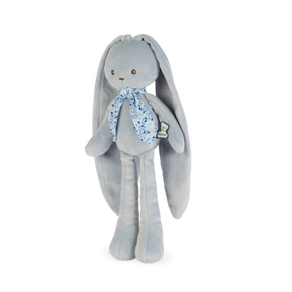 Doudou Lapinoo Pantin Lapin bleu clair 25 cm