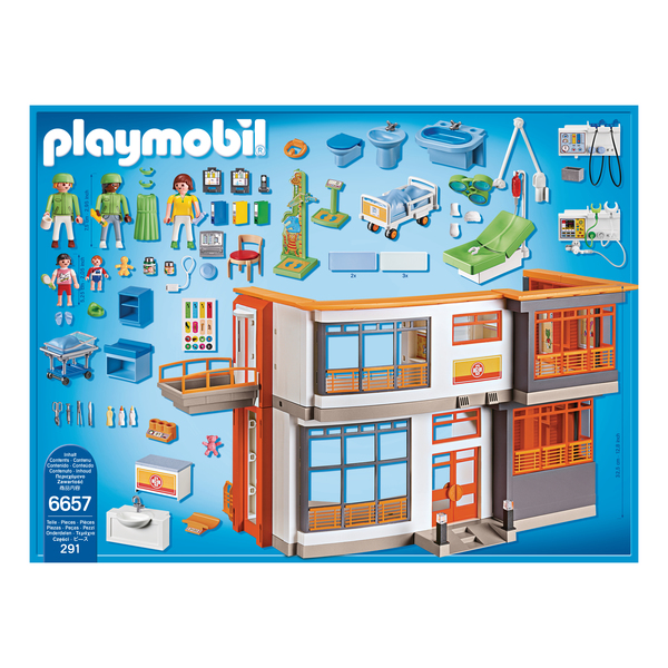 6657-Hôpital pédiatrique aménagé-Playmobil City Life