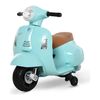 Porteur électrique Mini Vespa GTS vert pastel 6V