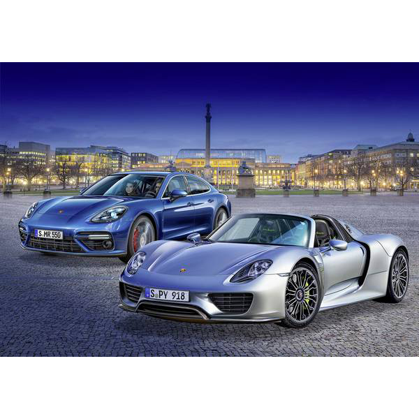 Coffret cadeau maquettes 2 voitures Porsche