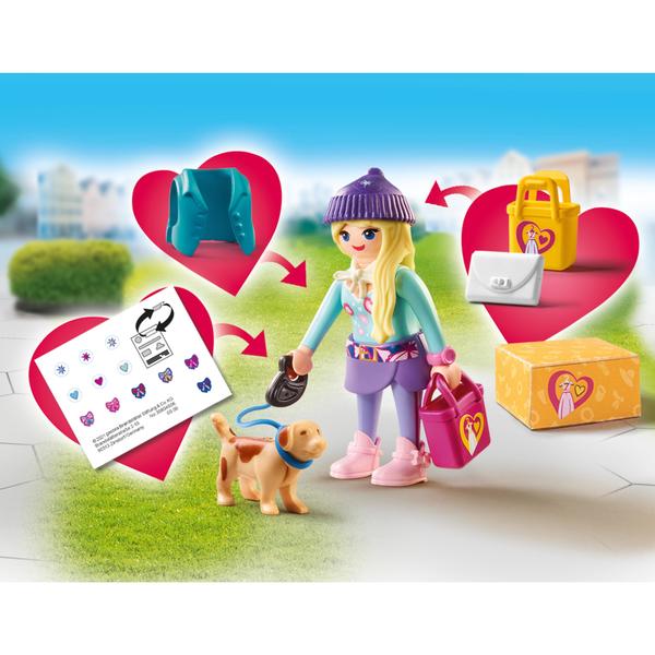 70595 - Playmobil City Life - Mannequin avec chien