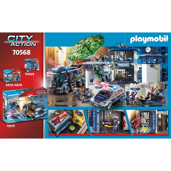 70568 - Playmobil City Action - Le poste de police et cambrioleur