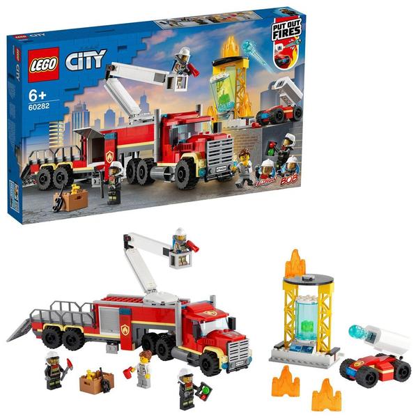 60282 - LEGO® City - L’unité de commandement des pompiers