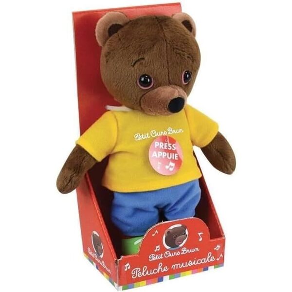 Peluche musicale Petit Ours Brun