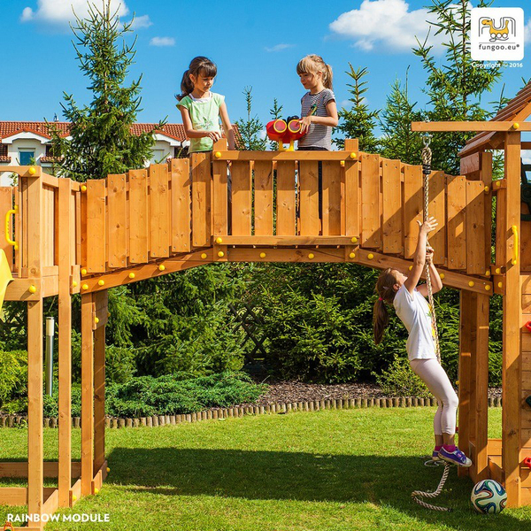 Aire de jeux en bois - Maxi Sized Plaza