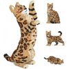 Jeu de construction Jekca - Chat bengal brun 4en1 37 cm