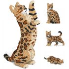 Jeu de construction Jekca - Chat bengal brun 4en1 37 cm