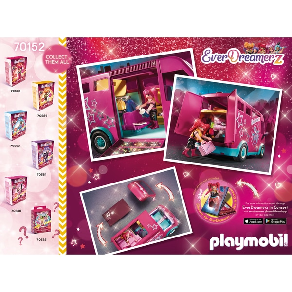 70152 - Playmobil Everdreamerz Music World - Le bus de tournée