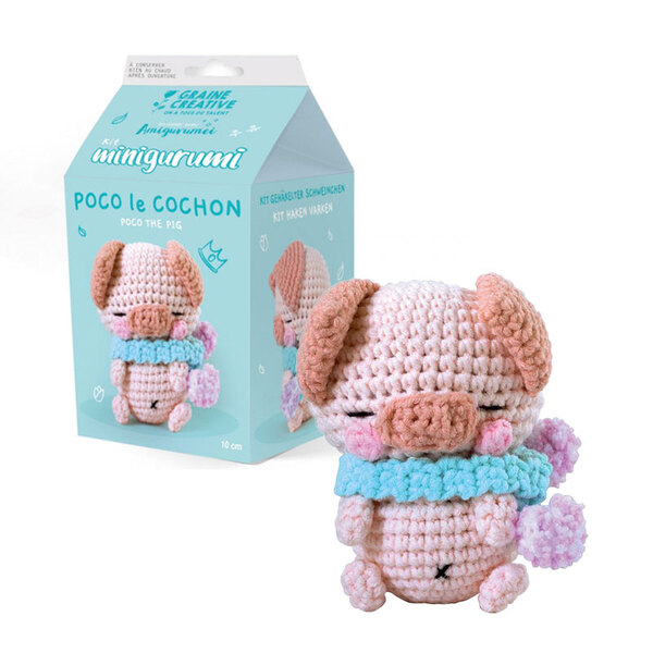 Kit DIY crochet MINI Amigurumi - Poco le cochon