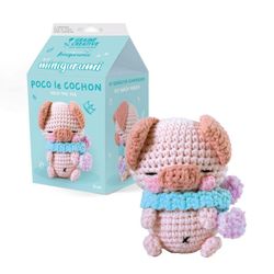 Kit DIY crochet MINI Amigurumi - Poco le cochon