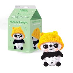 Kit DIY crochet MINI Amigurumi - Nana le panda