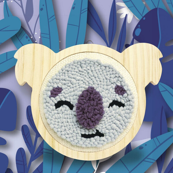 Kit DIY punch needle - Koala 15cm