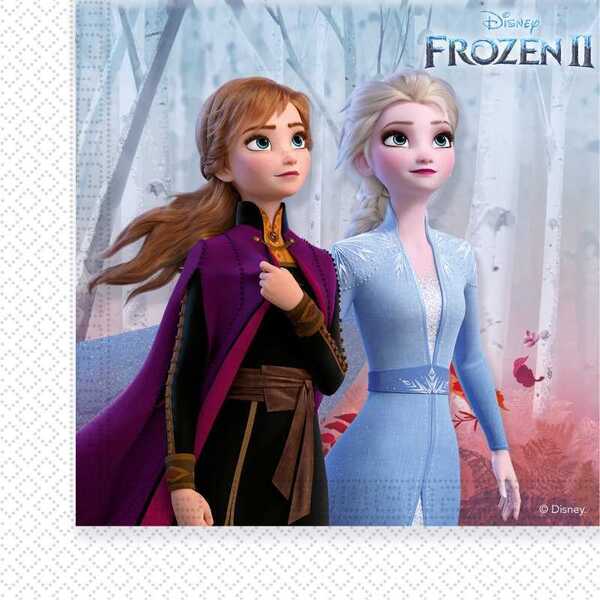 20 Serviettes papier La Reine des Neiges 2