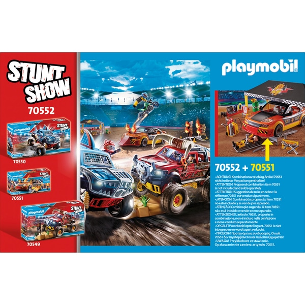 70552 - Playmobil Stuntshow - L atelier de réparation