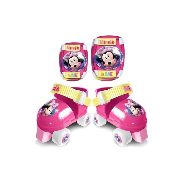 Patins à roulettes avec protections Minnie Mouse