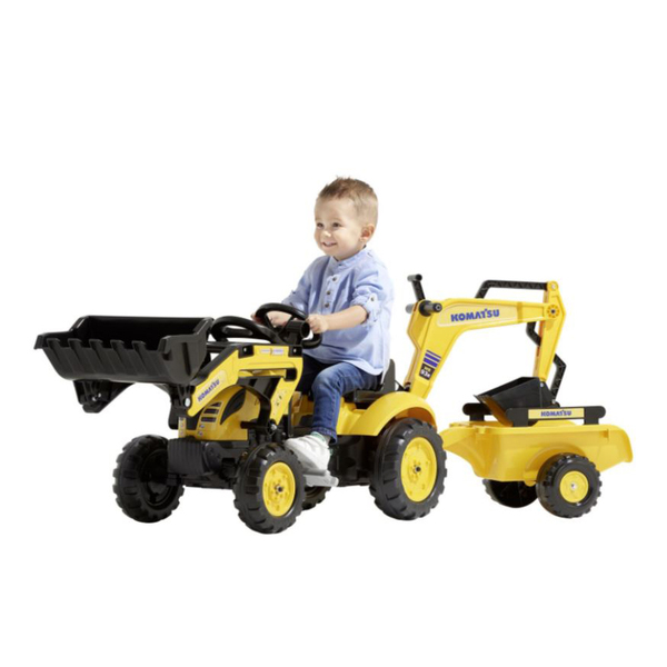 Tractopelle excavatrice Komatsu 
