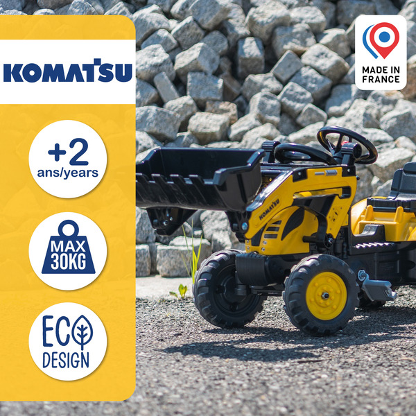 Tractopelle excavatrice Komatsu 