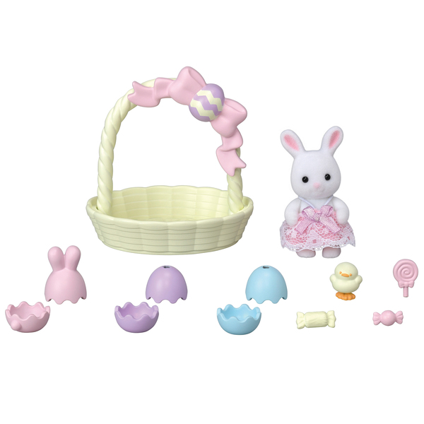 Sylvanian Families - 5531 - Le coffret de Pâques et bébé lapin blanc