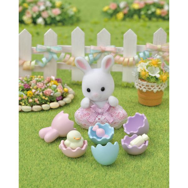 Sylvanian Families - 5531 - Le coffret de Pâques et bébé lapin blanc