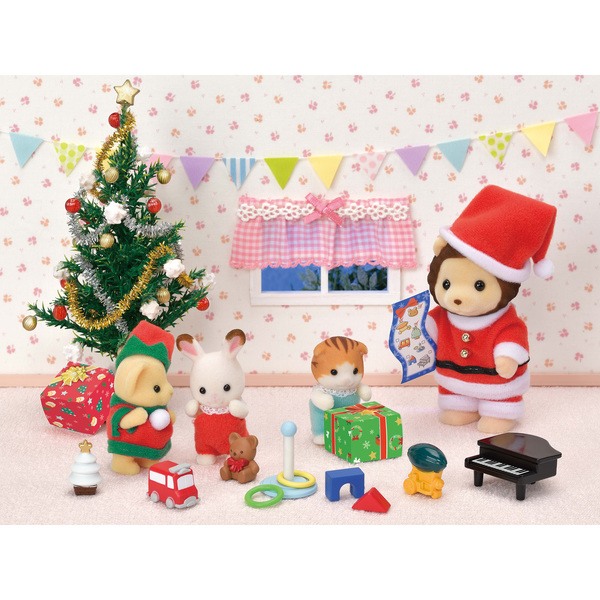 Sylvanian Families - 5568 - Coffret de Noël avec traîneau et figurines