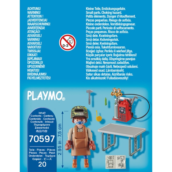 70597 - Playmobil City Life Spécial Plus - Soudeur