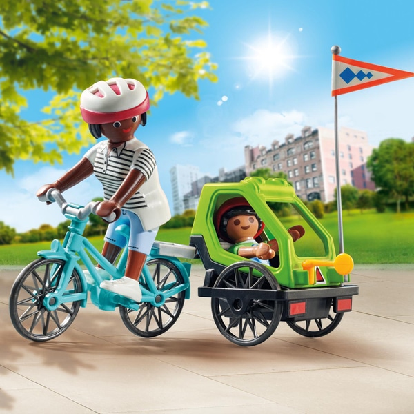 70601 - Playmobil City Life Spécial Plus - Cyclistes maman et enfant