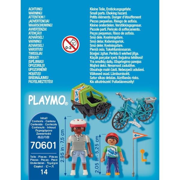 70601 - Playmobil City Life Spécial Plus - Cyclistes maman et enfant