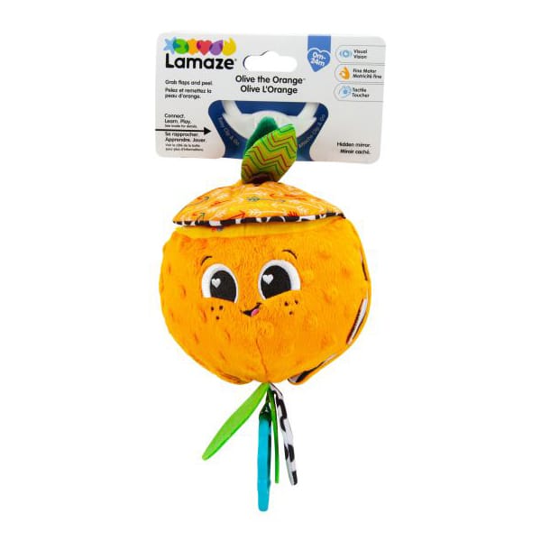 Peluche d éveil Olive L Orange