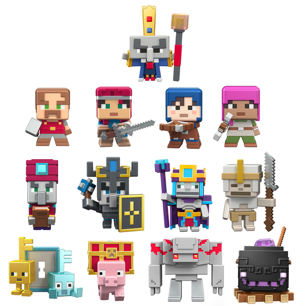 Minecraft - Mini figurine 8cm Mattel : King Jouet, Figurines Mattel - Jeux  d'imitation & Mondes imaginaires