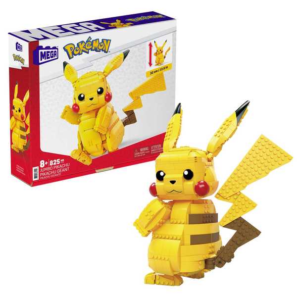 Pikachu géant - Pokémon à construire