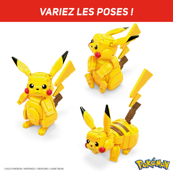 Pikachu géant - Pokémon à construire