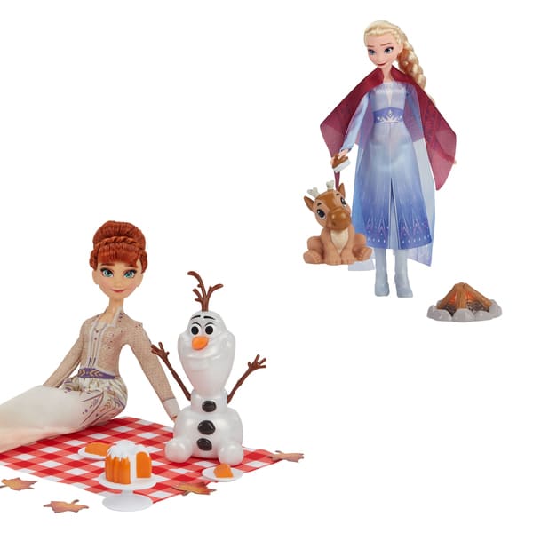 Poupée Elsa ou Anna avec ses amis - La Reine des Neiges 2