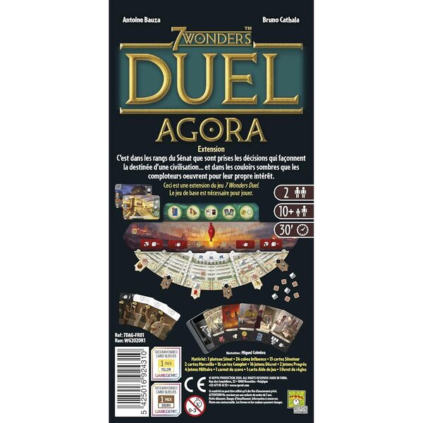 7 Wonders extension Duel Agora