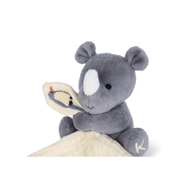 Doudou mouchoir rhinocéros - Partenariat WWF®