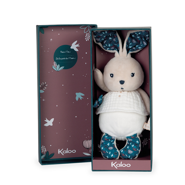 Doudou pantin lapin nature 25 cm - Kdoux