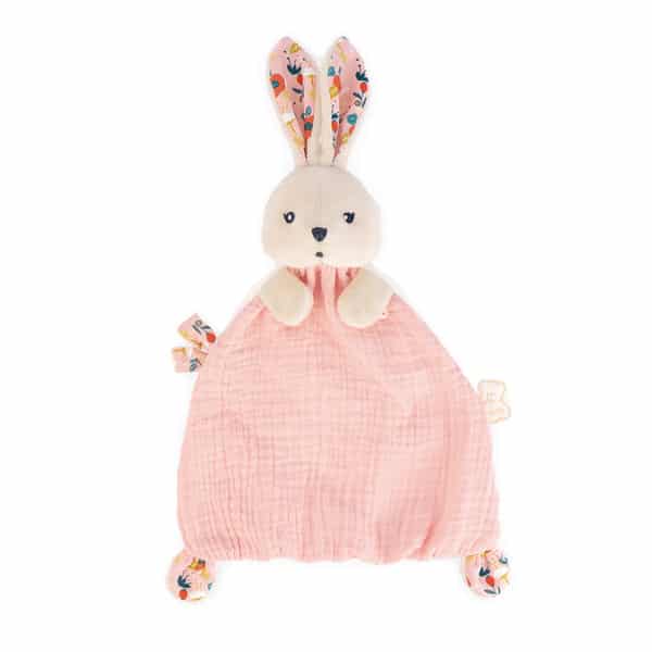 Doudou lapin coquelicot 20 cm - Kdoux