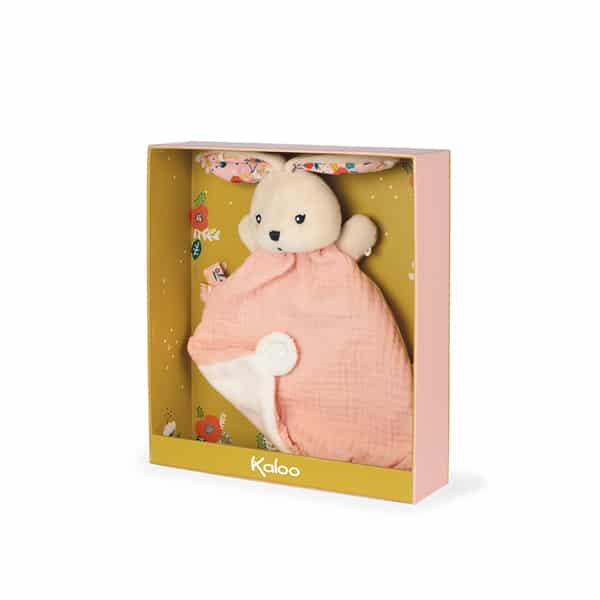 Doudou lapin coquelicot 20 cm - Kdoux