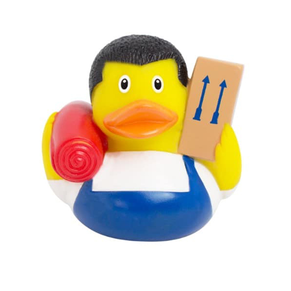 Canard de bain Déménageur