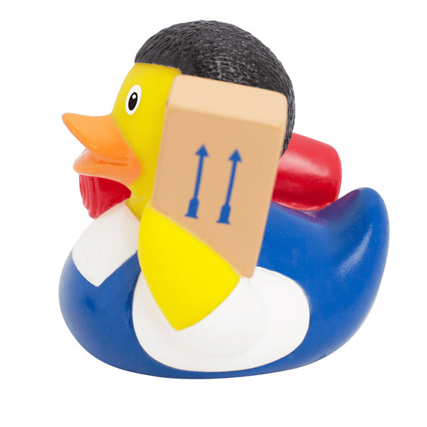 Canard de bain Déménageur