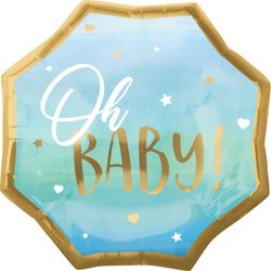 Ballon feuille Blue baby boy