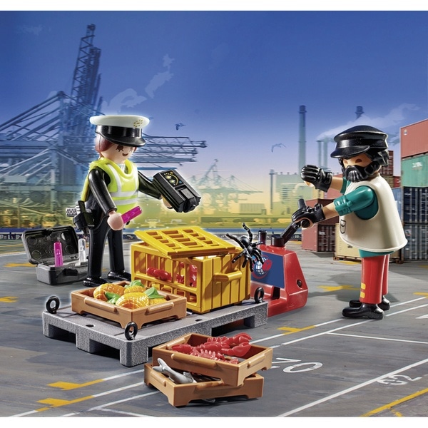 70775 - Playmobil City Action - Ouvrier et douanière