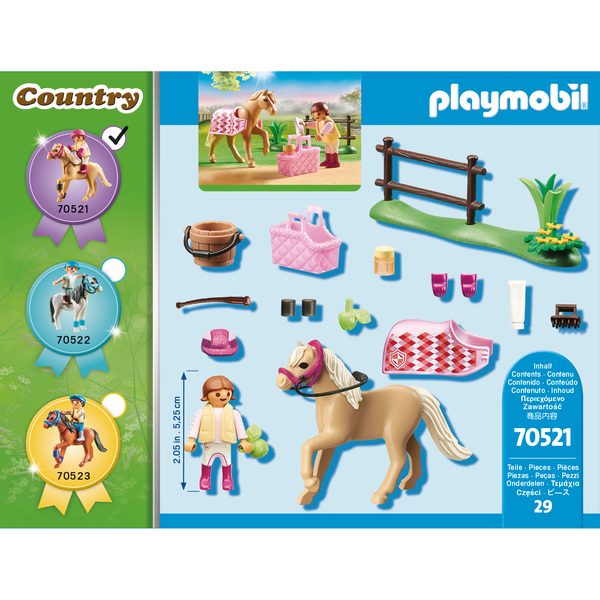 70521 - Playmobil Country - Cavalière avec poney beige