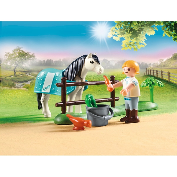 70522 - Playmobil Country - Cavalière avec poney gris