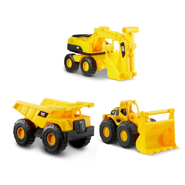 CAT - Construction Flt pack d 3 véhiculs 25 cm Camion Bnn, Chargur frontal t xcavatric au millur prix
