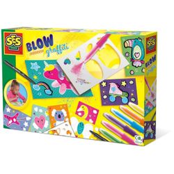Blow airbrush graffiti