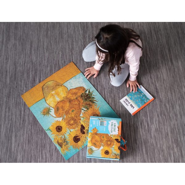 Puzzle 300 pièces avec livre Vincent Van Gogh