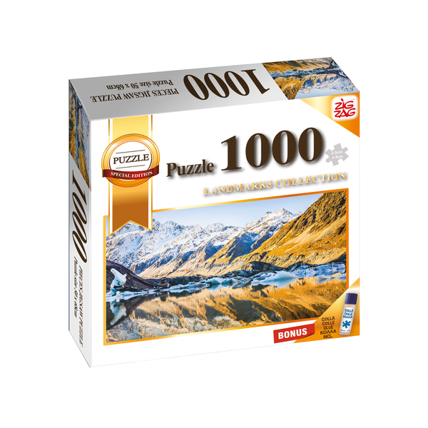 Puzzle 1000 pièces Aoraki avec glue