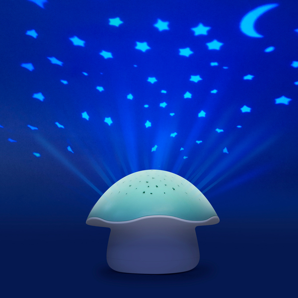 Projecteur champignon bleu