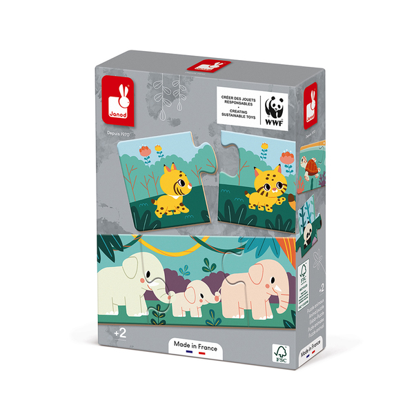 Coffret de 10 puzzles animaux - WWF®